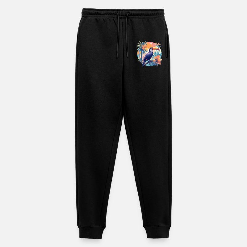 Tukane Tukan - Männer Premium Bio Jogginghose - Schwarz