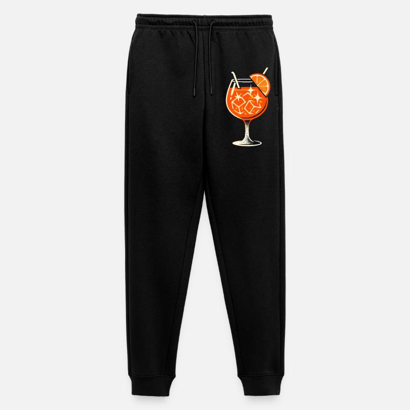Party Spritz Glas Geschenkidee - Männer Premium Bio Jogginghose - Schwarz