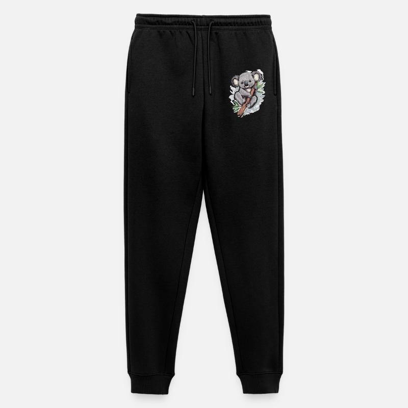 Koala - Männer Premium Bio Jogginghose - Schwarz