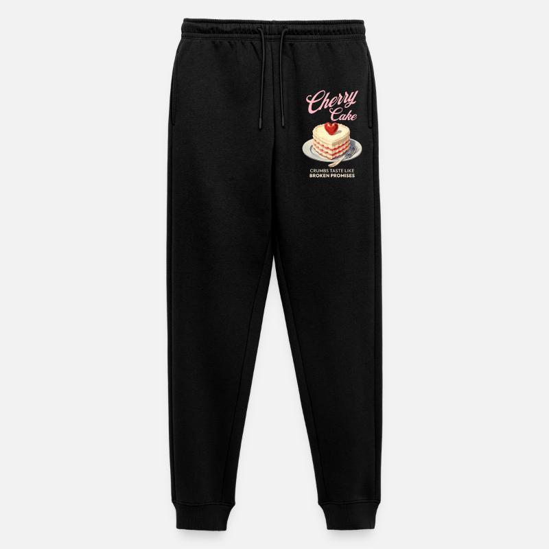 Kirschen Kirschkuchen Backen Geschenk - Männer Premium Bio Jogginghose - Schwarz
