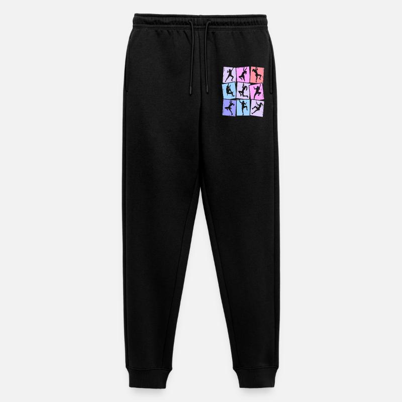Klettern Berge Kletterer Bouldern Damen Mädchen - Männer Premium Bio Jogginghose - Schwarz