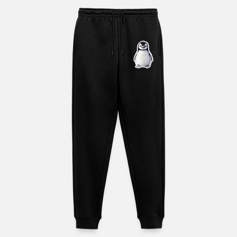 Pinguin - Männer Premium Bio Jogginghose - Schwarz