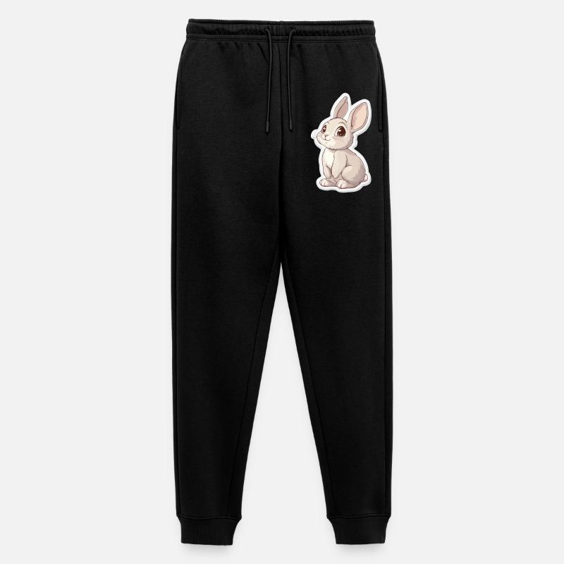 Hase - Männer Premium Bio Jogginghose - Schwarz