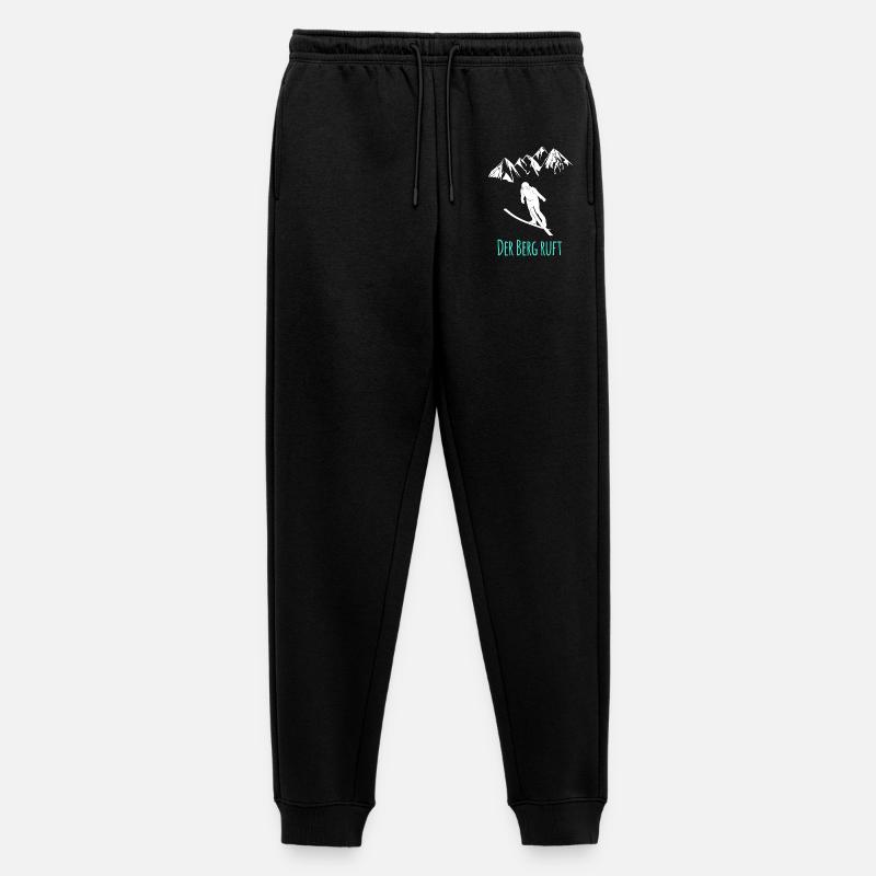 Skispringen - Männer Premium Bio Jogginghose - Schwarz
