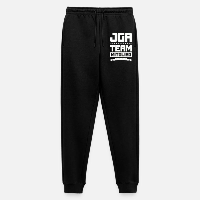 JGA TEAM MITGLIED - Männer Premium Bio Jogginghose - Schwarz