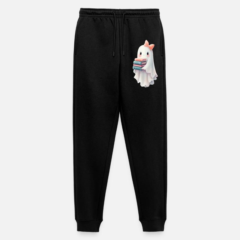 Geist Halloween Bücher - Männer Premium Bio Jogginghose - Schwarz