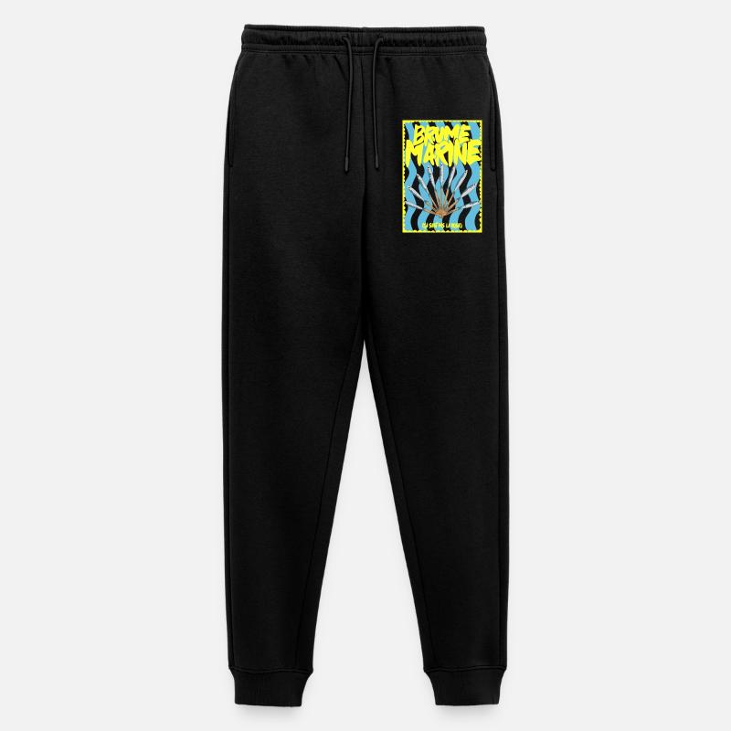 Meeresnebel und Sardinenfächer - Männer Premium Bio Jogginghose - Schwarz