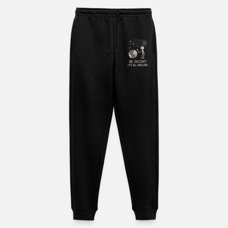 Ethischer Nihilismus, Existenzieller Humor, - Männer Premium Bio Jogginghose - Schwarz