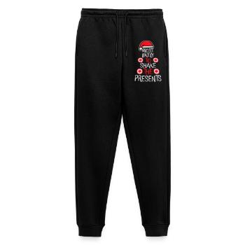 Most Likely to Shake the Presents Christmas Fun - Men's Premium Organic Joggers - black - Front - Thijin (182cm)