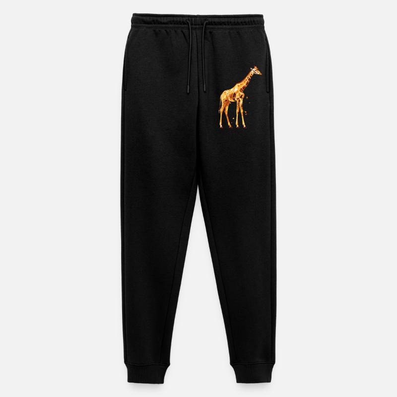 Giraffe_2 - Männer Premium Bio Jogginghose - Schwarz