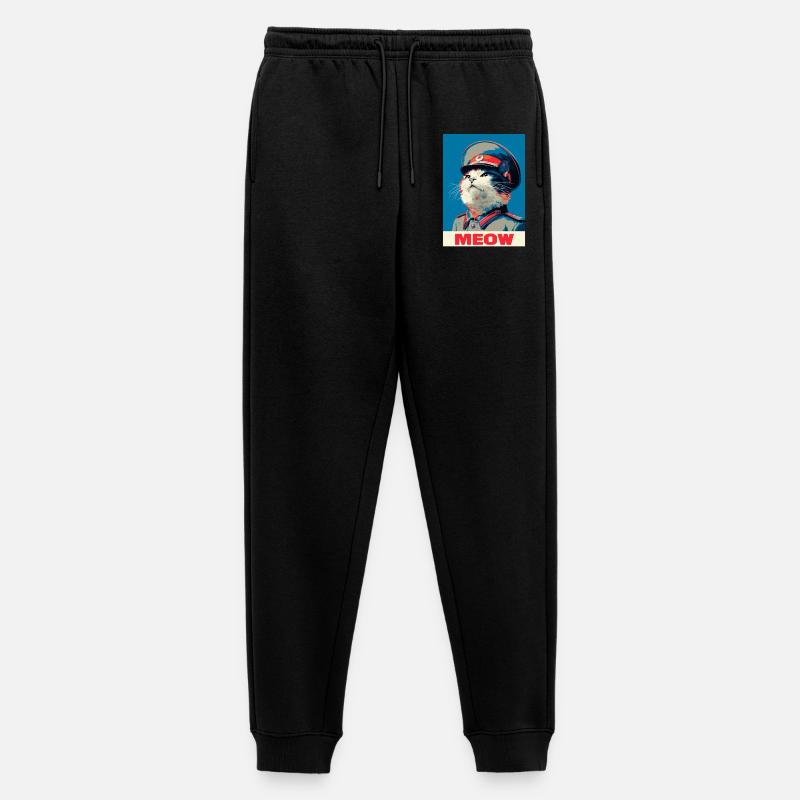 PopArt Katze - Männer Premium Bio Jogginghose - Schwarz