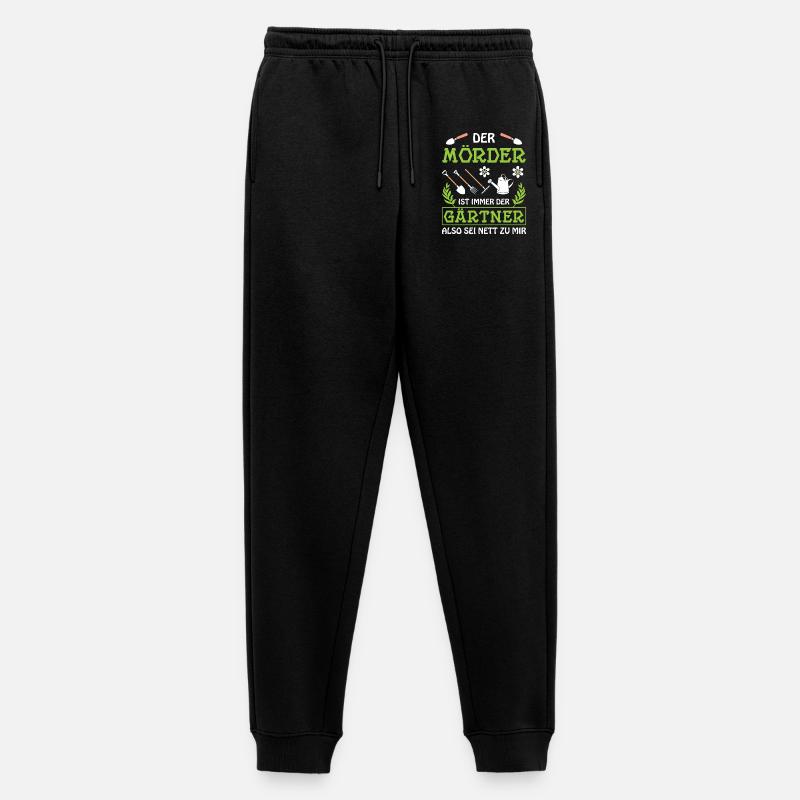 Garten Gärtner Gärtnern Gartenarbeit Gartenarbeit - Männer Premium Bio Jogginghose - Schwarz