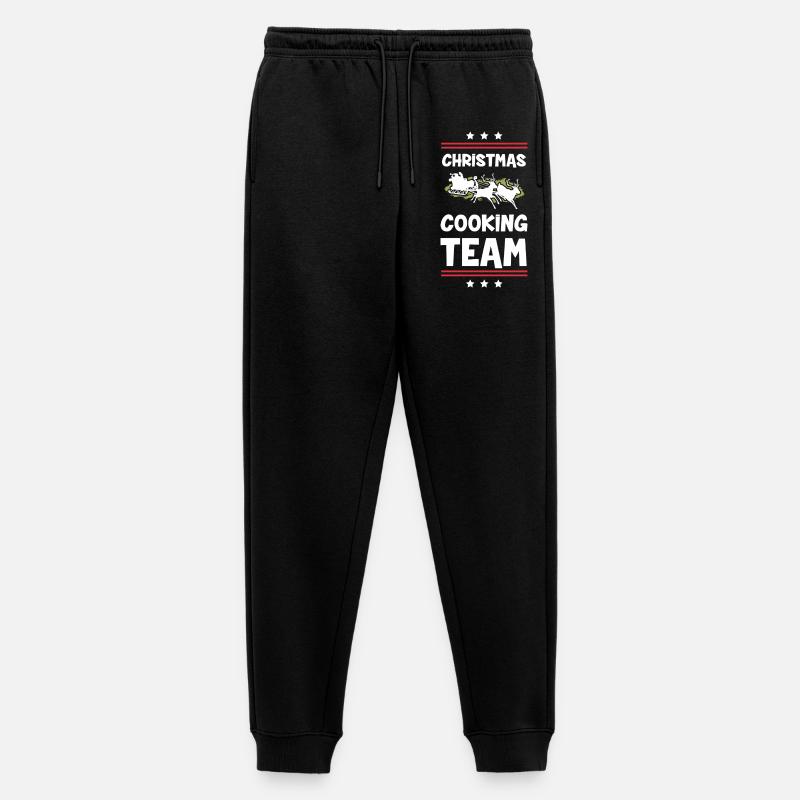 Weihnachts Kochen Backen Team - Männer Premium Bio Jogginghose - Schwarz