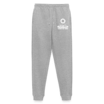 Cosmic Silhouette Familienkreis - Männer Premium Bio Jogginghose - Grau meliert - Vorne - Thijin (182cm)