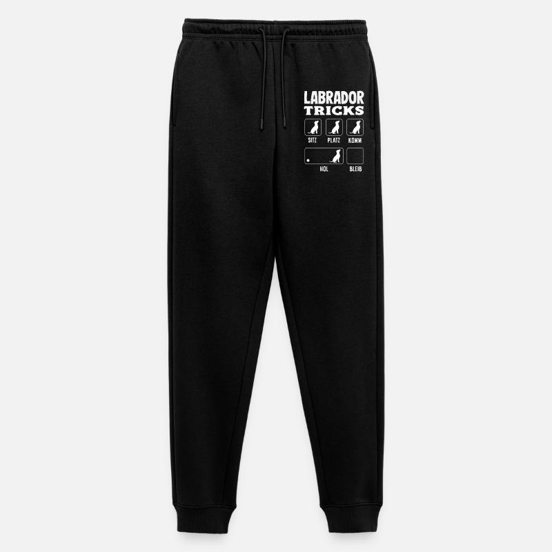 Labrador Tricks - Männer Premium Bio Jogginghose - Schwarz