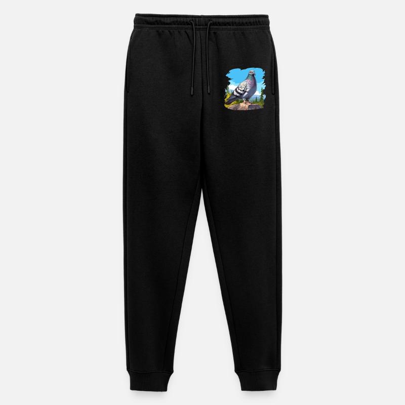 Tauben Taube - Männer Premium Bio Jogginghose - Schwarz
