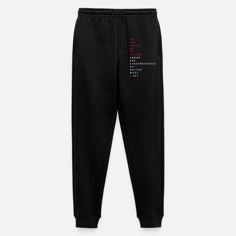 Techno House Electro Festival Hardstyle EDM - Männer Premium Bio Jogginghose - Schwarz