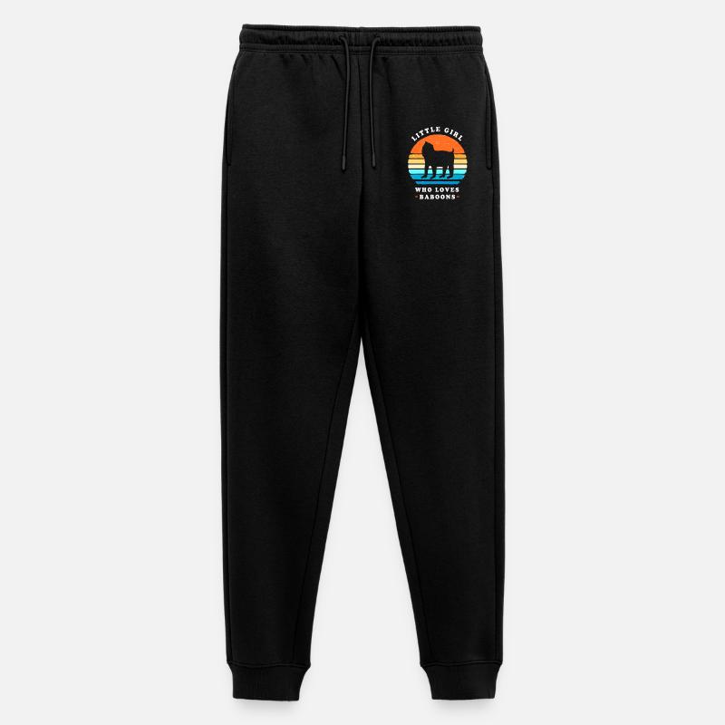 Baboon Primate Monkey Monkey Baboon - Men's Premium Organic Joggers - black