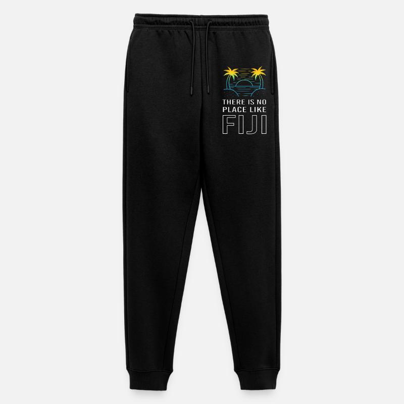 Fiji - Männer Premium Bio Jogginghose - Schwarz