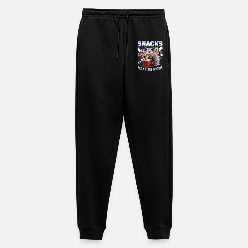 Funny Opossum - Männer Premium Bio Jogginghose - Schwarz