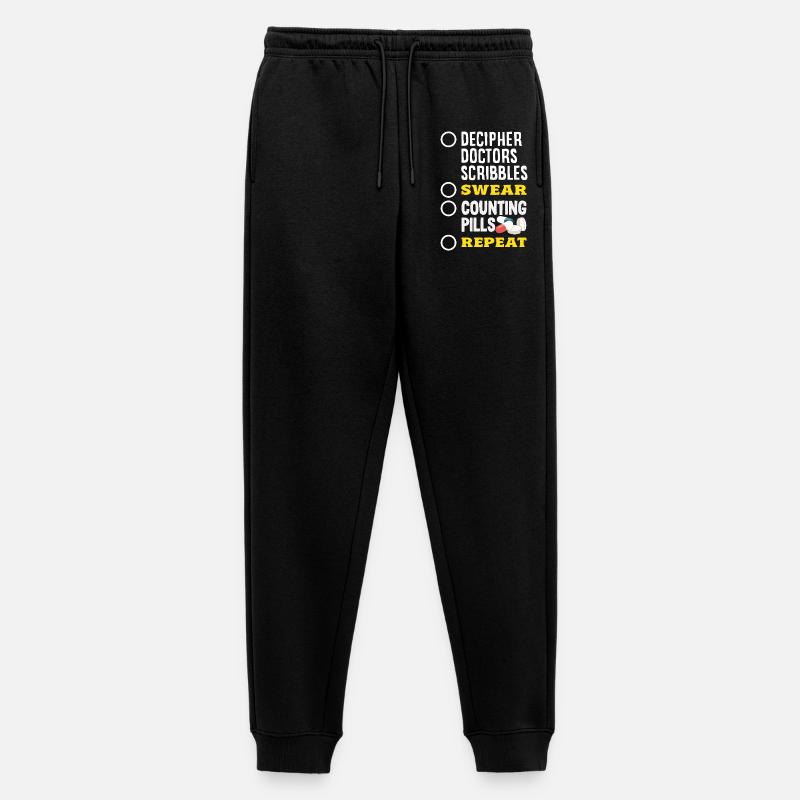 Apotheker Pharmazeutisch-technischer - Männer Premium Bio Jogginghose - Schwarz