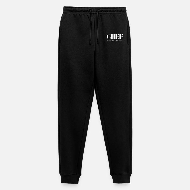 Chef Spruch Verlässlichkeit zählt - Männer Premium Bio Jogginghose - Schwarz