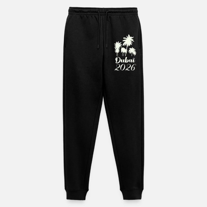 Scénario de Dubai Palm Trees 2026 - Pantalon de jogging Premium bio Homme - noir