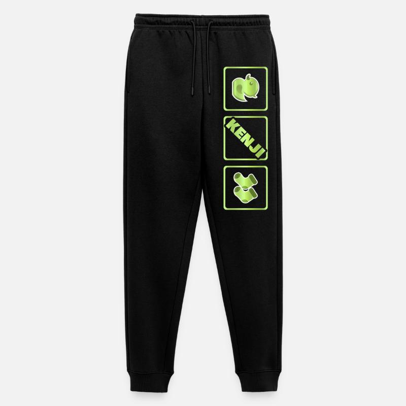 Kenji - Männer Premium Bio Jogginghose - Schwarz