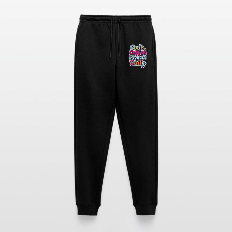 Code Sleep Debug Repeat Programmer Shirt Pantalon de jogging Premium bio Homme