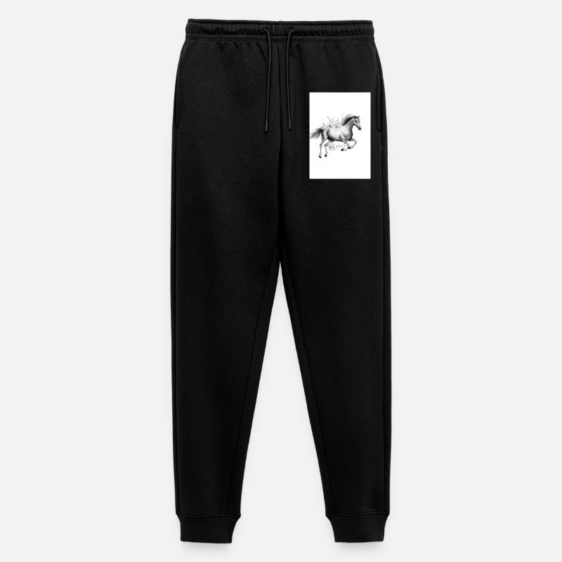 Ich erinnere mich - Männer Premium Bio Jogginghose - Schwarz
