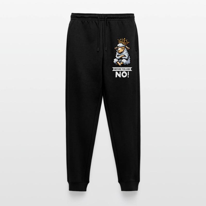 Before You Ask Sheep Sheep Shepherd Sheep Holder Men's Premium Organic Joggers