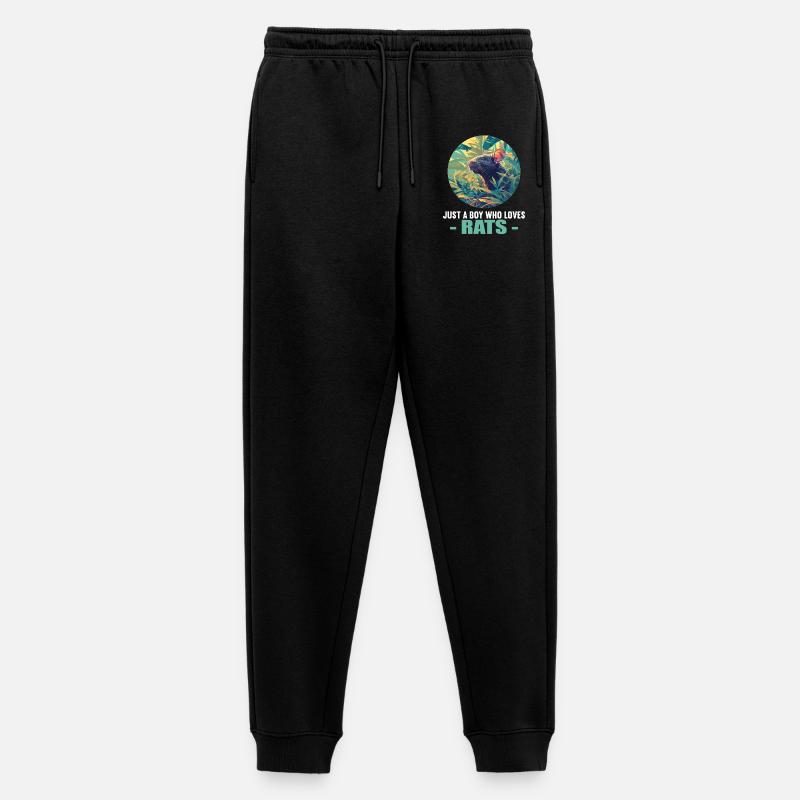 Ratten Ratte - Männer Premium Bio Jogginghose - Schwarz
