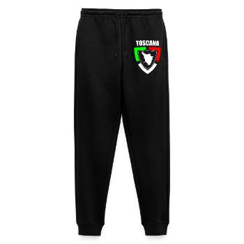 Toskana-Souvenir im trikolorierten Italien T-Shirt - Männer Premium Bio Jogginghose - Schwarz - Vorne - Thijin (182cm)
