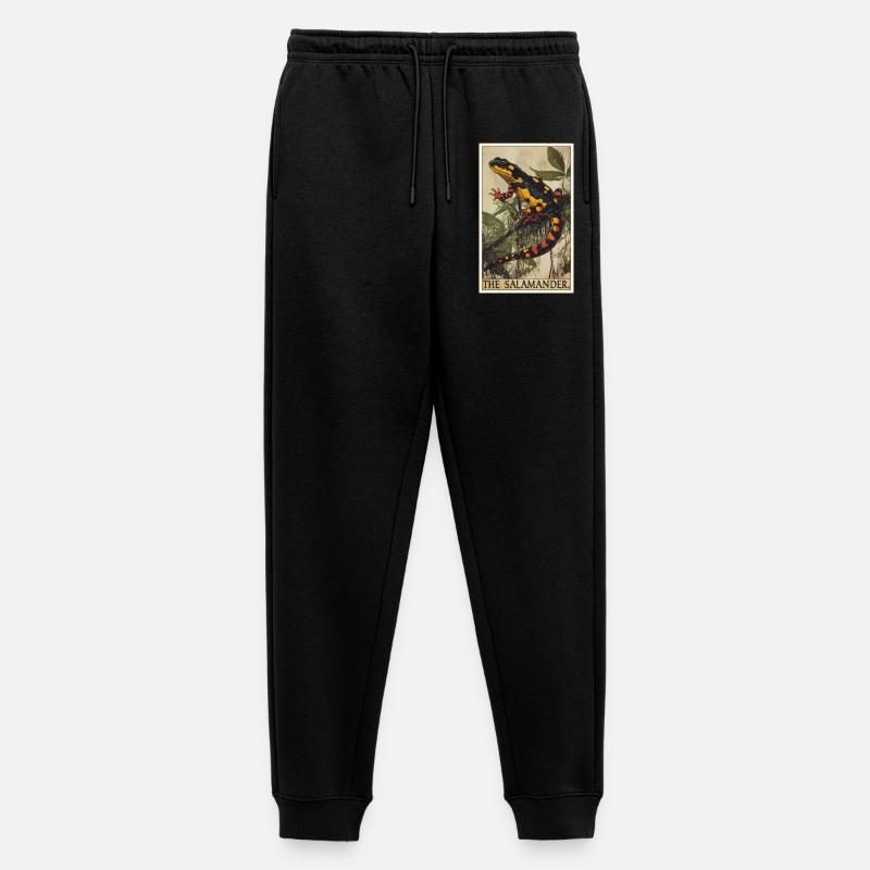 Feuersalamander Salamander - Männer Premium Bio Jogginghose - Schwarz