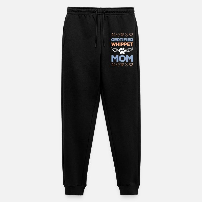 Zertifizierte Whippet Mama - Männer Premium Bio Jogginghose - Schwarz