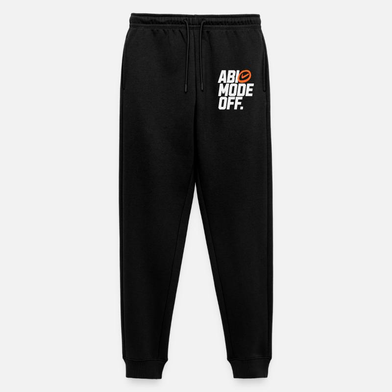 Abio Mode Off - Männer Premium Bio Jogginghose - Schwarz