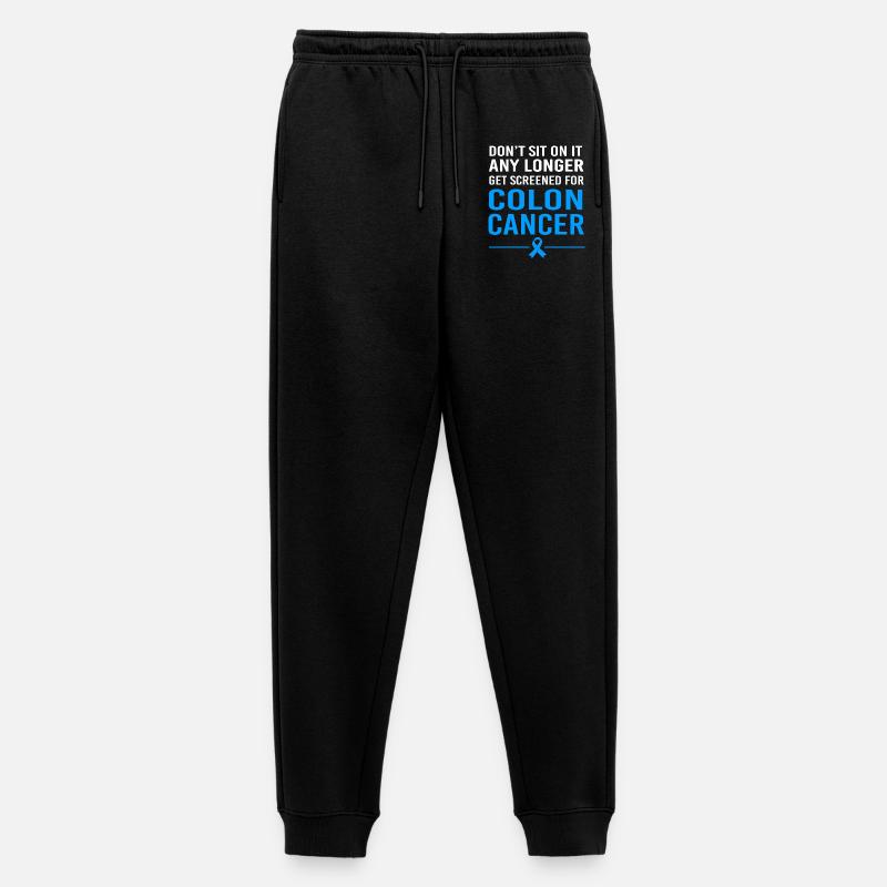 Darm Krebs Dickdarm - Männer Premium Bio Jogginghose - Schwarz