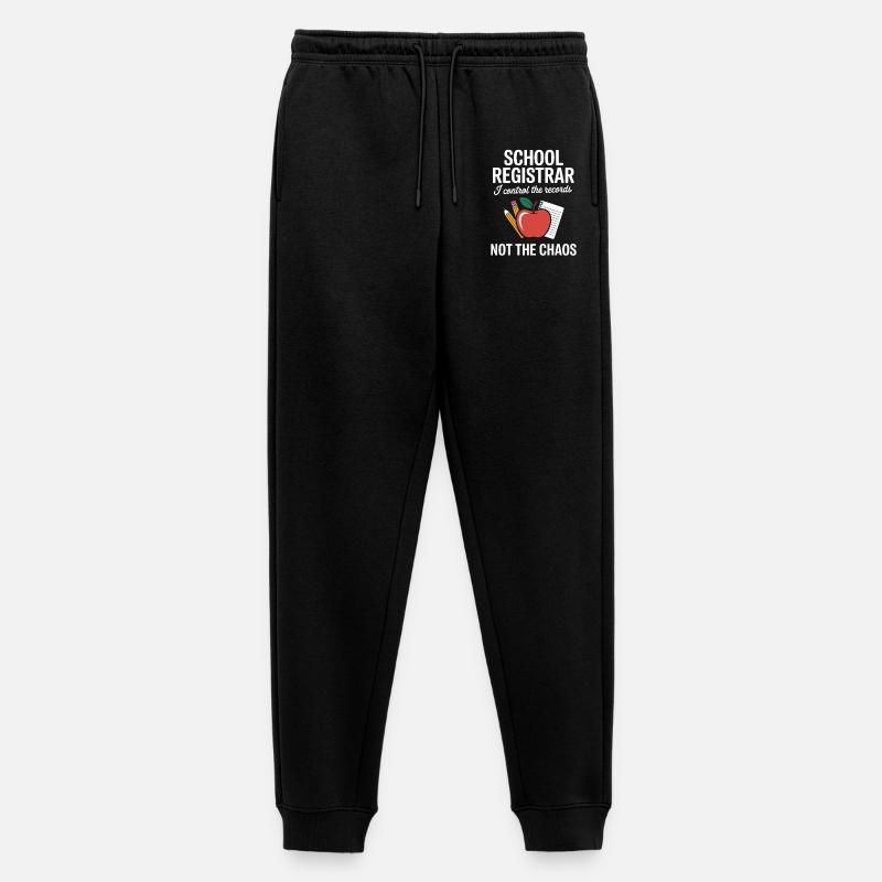 Schulsekretärin Front Office Schule Geschenk - Männer Premium Bio Jogginghose - Schwarz