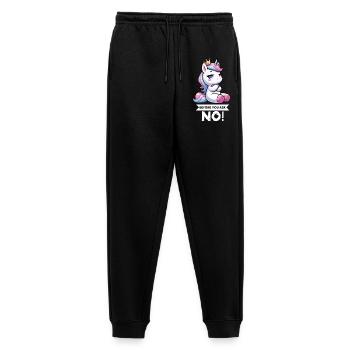Avant que vous ne demandiez, pas de licorne licorne fan de licorne - Pantalon de jogging Premium bio Homme - noir - Devant - Thijin (182cm)