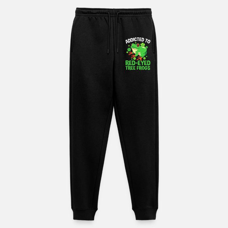 Frosch Laubfrosch - Männer Premium Bio Jogginghose - Schwarz