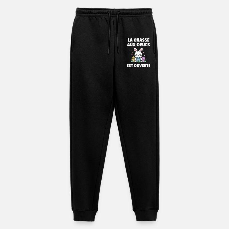 Eiersuche - Männer Premium Bio Jogginghose - Schwarz