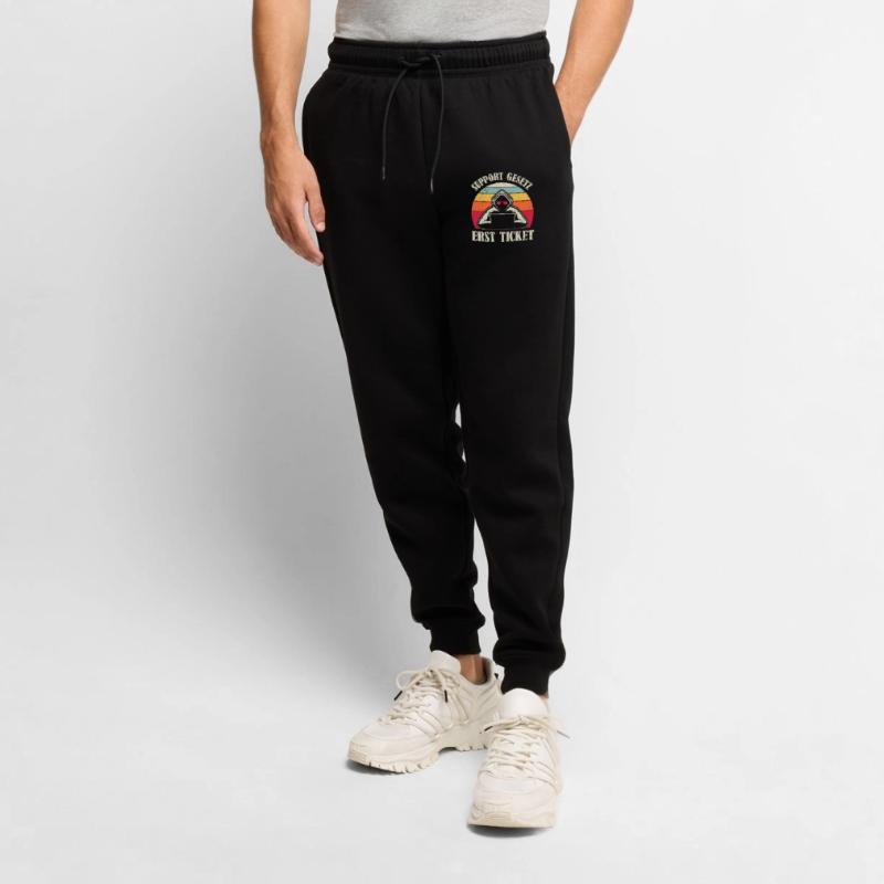 Computer Science Coder SUPPORT LAW FIRST TICKET Men's Premium Organic Joggers