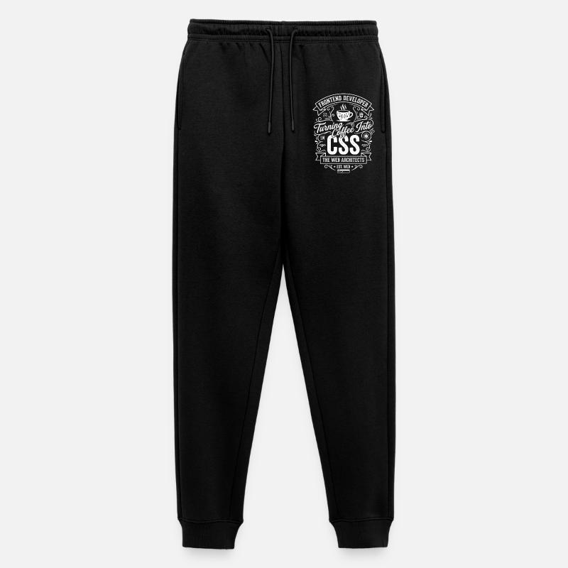 Frontend Coffee CSS Tee - Männer Premium Bio Jogginghose - Schwarz