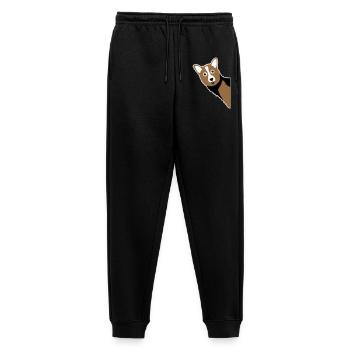 Corgi Cuckoo – Perfect for every dog owner - Men's Premium Organic Joggers - black - Front - Thijin (182cm)