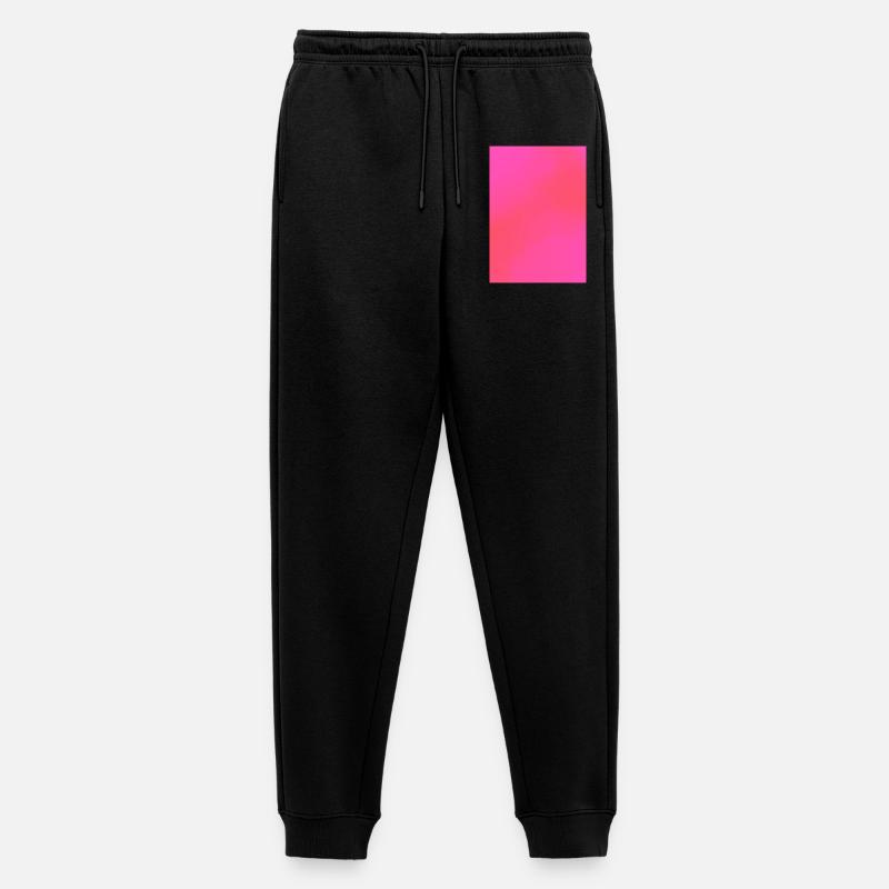 Gradient - pink rot personalisierbar - Männer Premium Bio Jogginghose - Schwarz