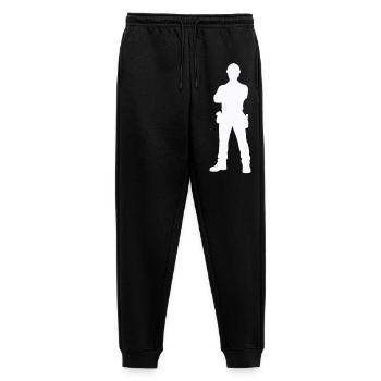 Construction Worker Construction Silhouette - Men's Premium Organic Joggers - black - Front - Thijin (182cm)