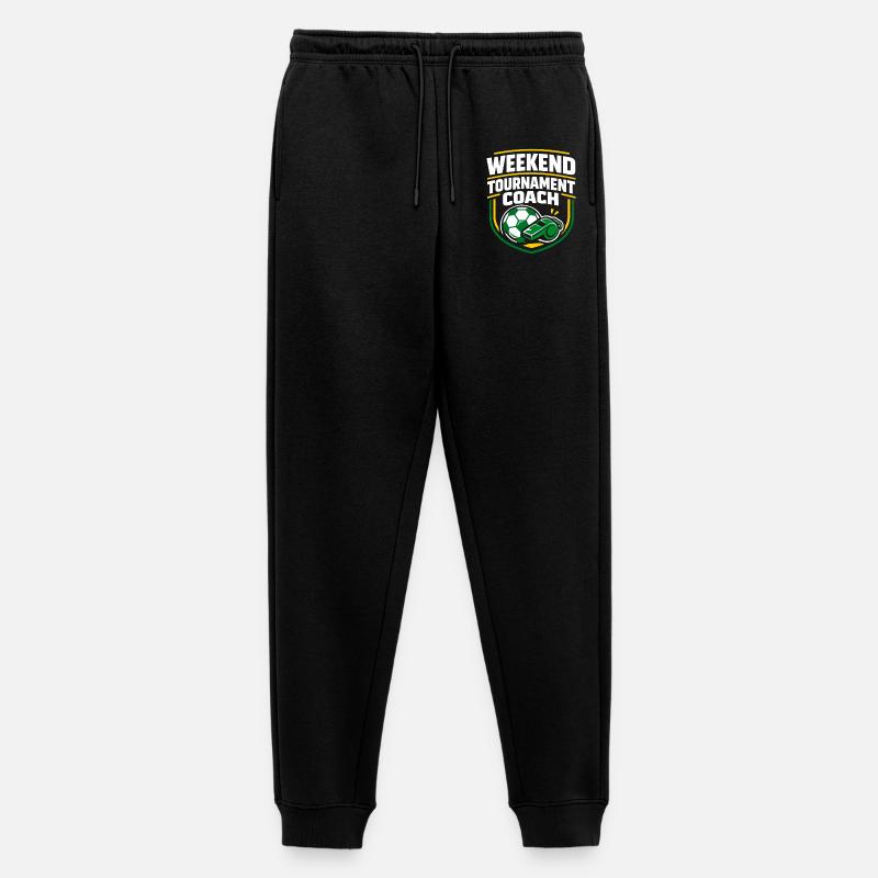 Fußballtraining Jugend-sport-trainer - Männer Premium Bio Jogginghose - Schwarz
