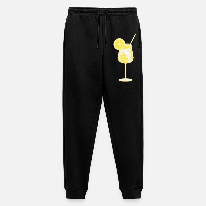 Limoncello - Männer Premium Bio Jogginghose - Schwarz
