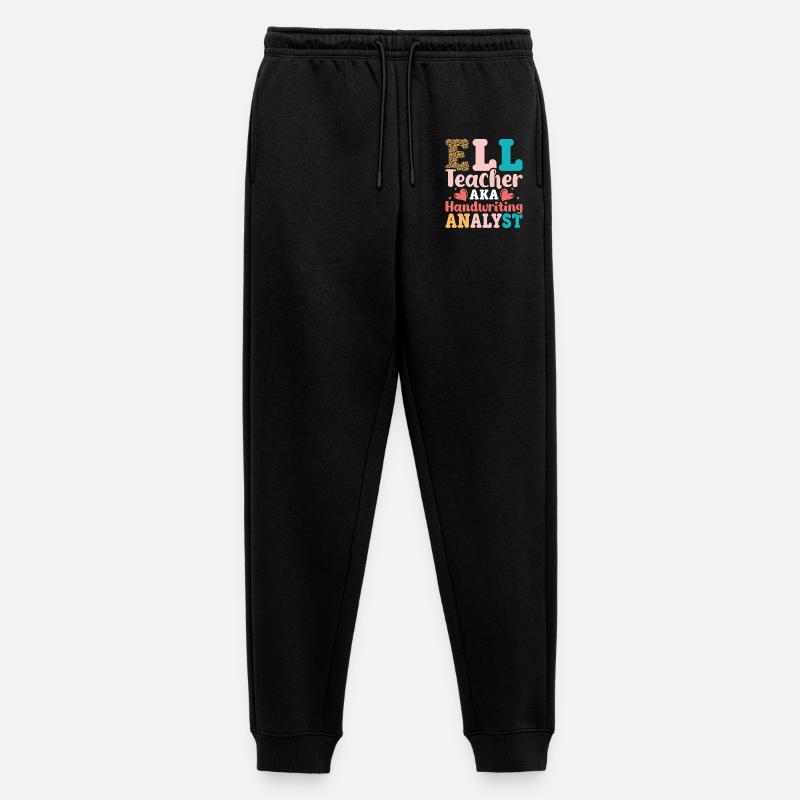 ELL-Lehrer englische Sprache - Männer Premium Bio Jogginghose - Schwarz