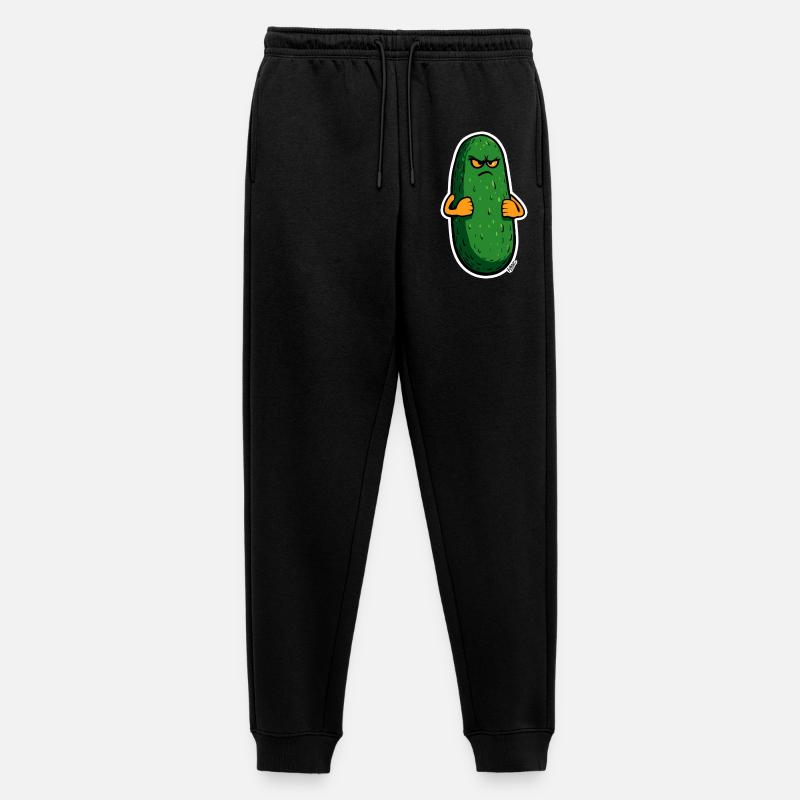 Grumpy Pickle Maskottchen - Männer Premium Bio Jogginghose - Schwarz